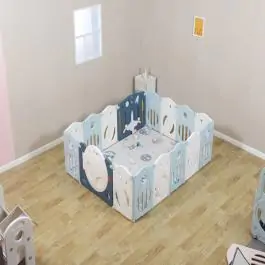 Dečija ogradica Plava "Raketa" 200*160cm