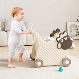 Guralica i kolica za igračke Ovčica 2u1