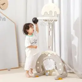 Dečiji multifunkcionalni koš Kolačić – Plavi