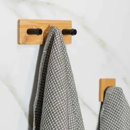 ESTIA ES02-12809 Čivilik sa 3 kukice bambus metal