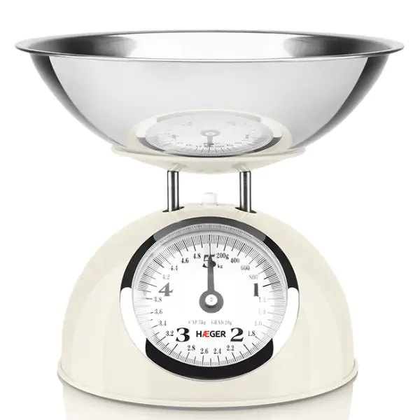 HAEGER KS-CME.009A mehanička kuhinjska vaga sa posudom 5 kg