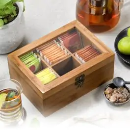 KESPER KSP59902 KUTIJA ZA ČAJ TAMNI BAMBUS 21.5X16X9CM