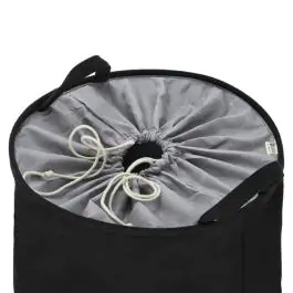 ESTIA ES02-19525 KORPA ZA VEŠ SA RUČKAMA 65L CRNA 36X36X50CM