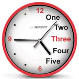 ESPERANZA EHC014R ZIDNI SAT PRAGUE CRVENI