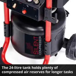 Einhell TE-AC 240/24 Silent tihi kompresor 24 l, 10 bar, 1500 W