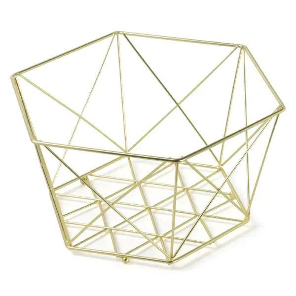 Dajar DJ29518 korpa za voće 29 cm boje zlata