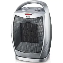 Raf R.1602 keramička rotirajuća grejalica siva 1500w