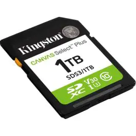 SD mem.kart. 1TB Kingston Canvas SelectPlus gen 3