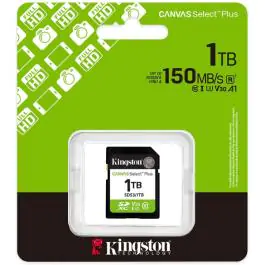SD mem.kart. 1TB Kingston Canvas SelectPlus gen 3