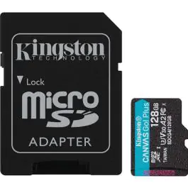 Kingston CanvasGo!Plus microSD kartica 128GB+adapt er