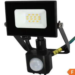 LED reflektor senzor 10W 4000K, 800lm 30kh, crni