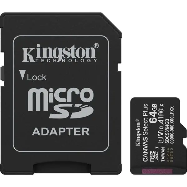 MikroSD memorijska kartica .64GB Kingston SelectPlus gen 3
