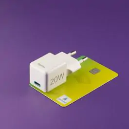 Hama brzi mini kućni punjač USB-C, PD, 20W beli