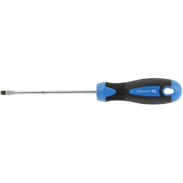 Odvijač ravni 4 x 100 mm, S2 čelik HT1S004 Hogert