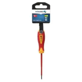 Izolovani ravni šrafciger 3 × 100 mm, 1000 V, S2 čelik HT1S903 Hogert