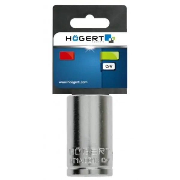 Nasadni ključ 1/4″, šesterokutni metrički, 13 mm, CrV50BV30, DIN 3124, AS-drive  HT1A013 Hogert