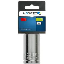 Nasadni ključ 1/4″, heksagon metrički, 8 mm, CrV50BV30, DIN 3124, AS-drive  HT1A008  Hogert