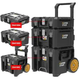 CAT kofer za alat DA41005 – 3-nivo sistem na kolicima