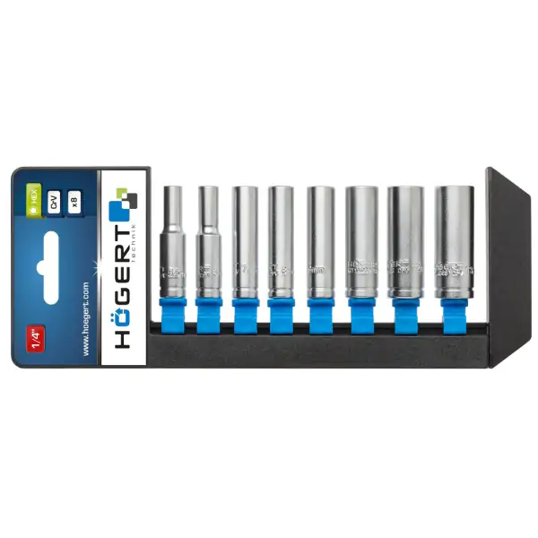 Set dubokih gedora 1/4″, 8 kom HT1A886 Hogert