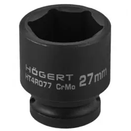 Kratki udarni nasadni ključ 1/2”, 27 mm HT4R077 Hogert