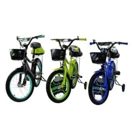 Dečiji bicikl sa pomoćnim točkovima ”Crosser” zelena 724-16”