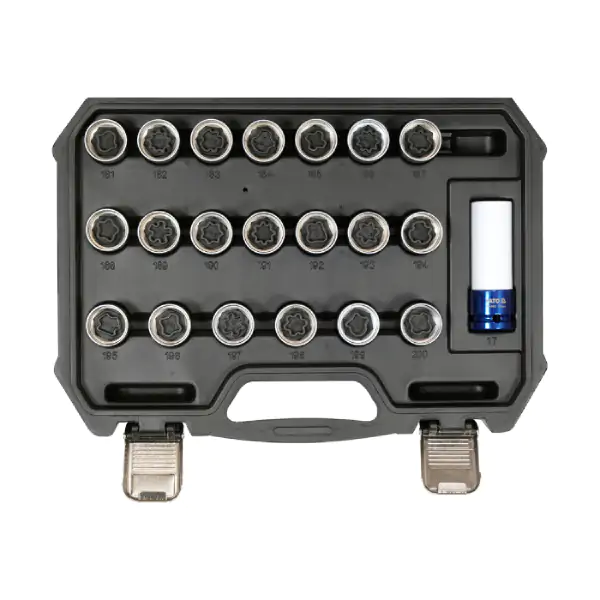 YATO set čaura za odvijanje sigurnosnih matica 22 YT06306