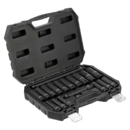 YATO garnitura nasadnih ključeva impact dugih 1/2'' 8-24 19 delova YT10556