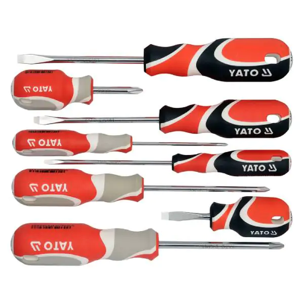 YATO odvijač u garnituri ravni i krstasti 8 KOM YT2670