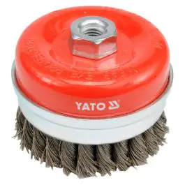 YATO lončasta čelična četka upredena M14 fi 100 YT4769