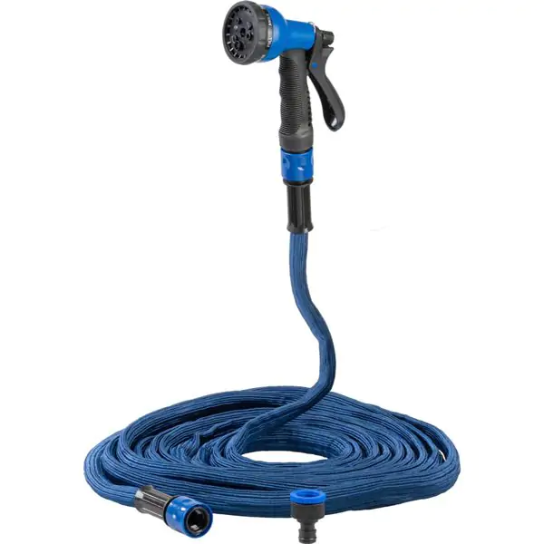 Strend Pro Garden Flexi rastegljivo baštensko crevo sa pištoljem 7,3–15 m, 1/2"–3/4"