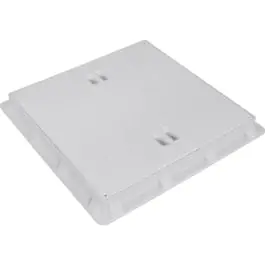 Poklopac za šaht PVC kockasti sivi 50 x 50 cm LuxWares