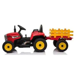 Dečiji traktor sa prikolicom na akumulator 261 crveni