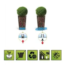 Saksija "SONATA"  EU5100070 svetlo siva