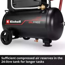 Einhell kompresor za vazduh TC-AC 190/24/8 I OF, 24 l, bezuljni, 8 bar