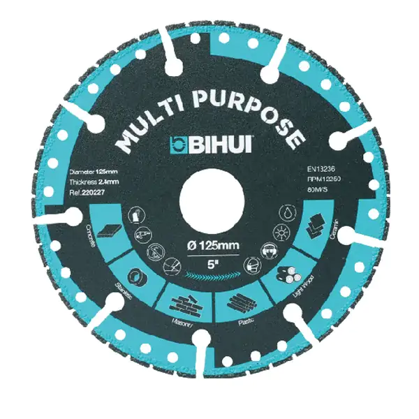 Dijamantska multifunkcionalna rezna ploča 125mm BIHUI DSBS125