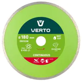 Dijamantski disk "Continuous" (glatki) 180x22,2 mm - VERTO 61H3T8