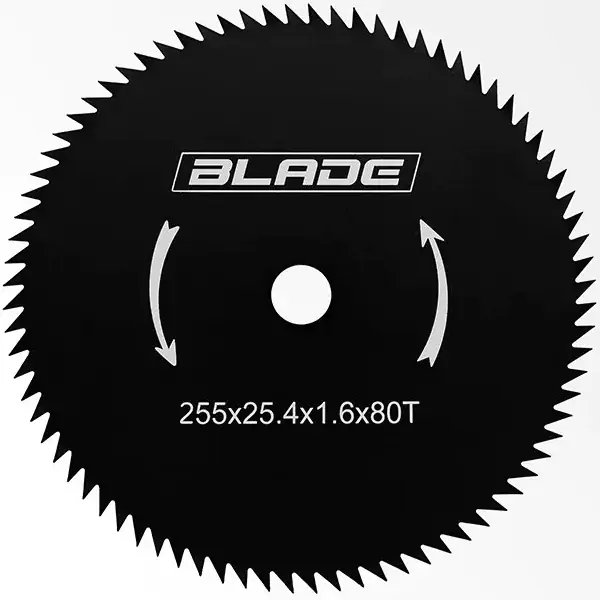 Kružna testera za trimer 255x25,4x1,6 mm 80Z - BLADE BTT