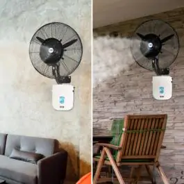 PROSTO zidni ventilator sa raspršivačem 9 l MSF2608C