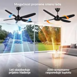 PROSTO plafonski ventilator 137cm CFB5404-5/40