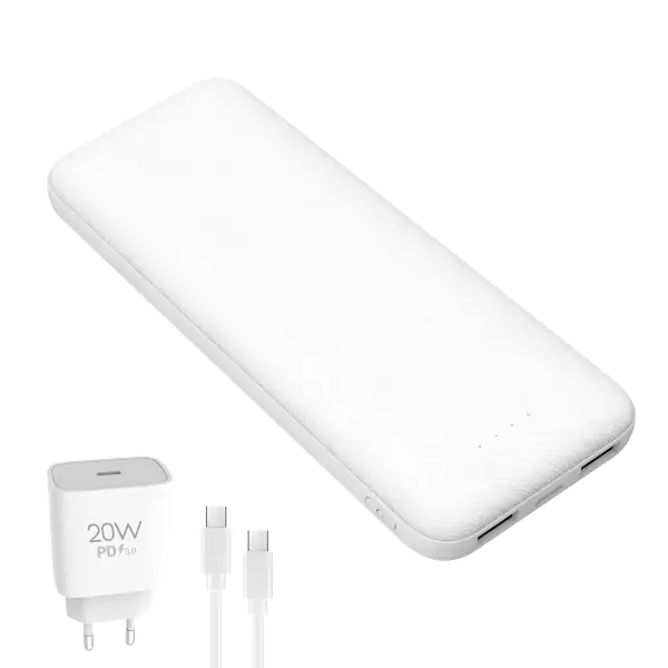 Power bank PMPB10SETW 10000mAh 20W beli+punjac 20W 10000 mAh 20W 127OM