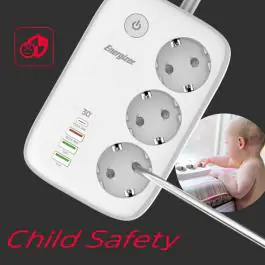 WiFi produžni kabl sa punjačem i zaštitom od prenapona – EPB2500W02EU Energizer