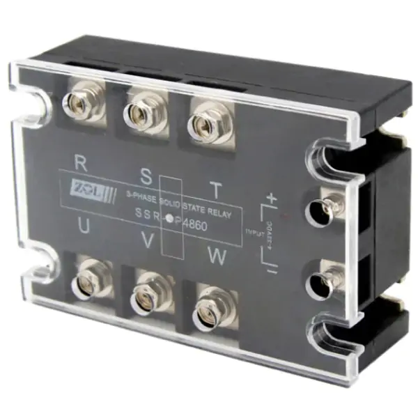 Solid state trofazni relej SSR-3P4860, 60A/480Vac SSR-3P-4860