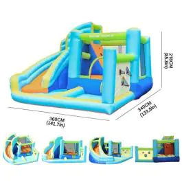 Dečiji Vodeni Park Tobogan i Igraonica na naduvavanje model 73003 12892PS