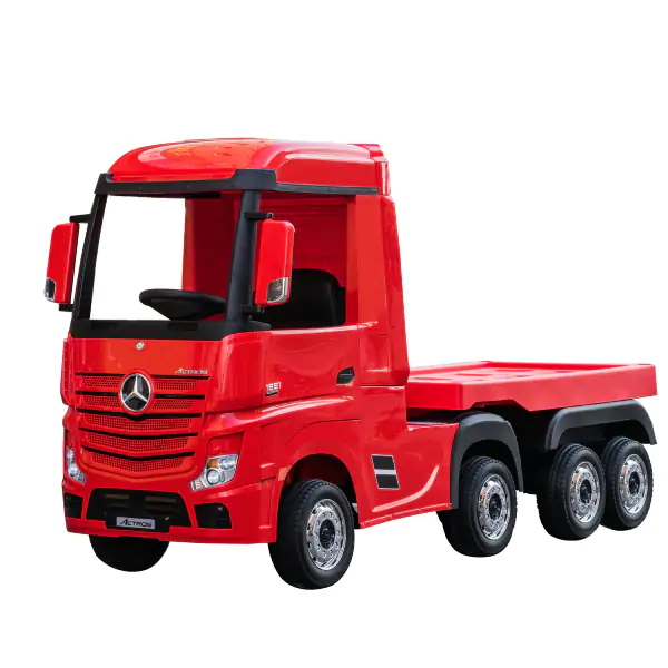 Mercedes za decu ACTROS Crveni sa prikolicom 4X4 Premium Oprema 13056PS