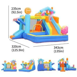 Dečija igraonica na naduvavanje „Slatka Kuća & Prodavnica“ 72010 12901PS