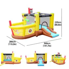 Dečija igraonica na naduvavanje „Gusarski brod“ 72015 12886PS