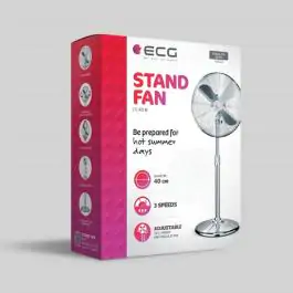 ECG Stajaći Ventilator FS 40 N Silver