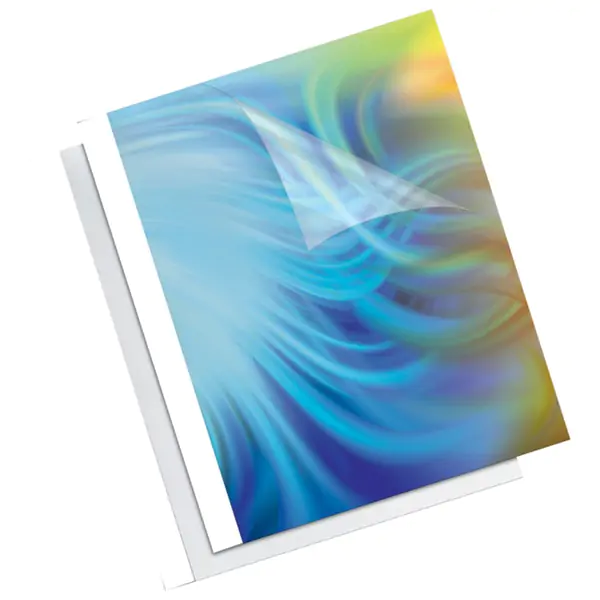 Korice za termo koričenje 6mm A4 100kom Fellowes 53154 bele