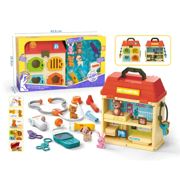 Veterinarski set kućica CT187538
