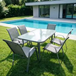 Baštenski set sto sa 6 stolica Tinos